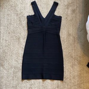 Bebe black bandage dress